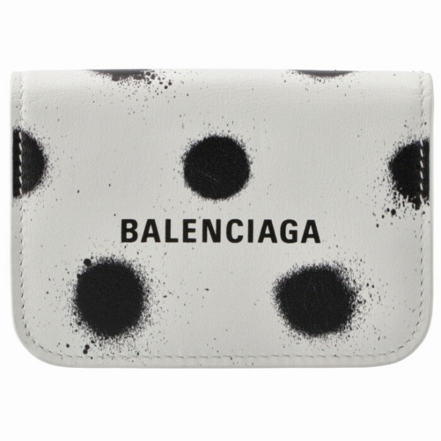 BALENCIAGA 財布 三つ折り ミニ ロゴ キャッシュ ドット