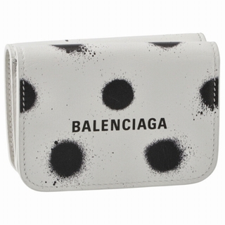 バレンシアガ(Balenciaga)のBALENCIAGA 財布 三つ折り ミニ ロゴ キャッシュ ドット(財布)