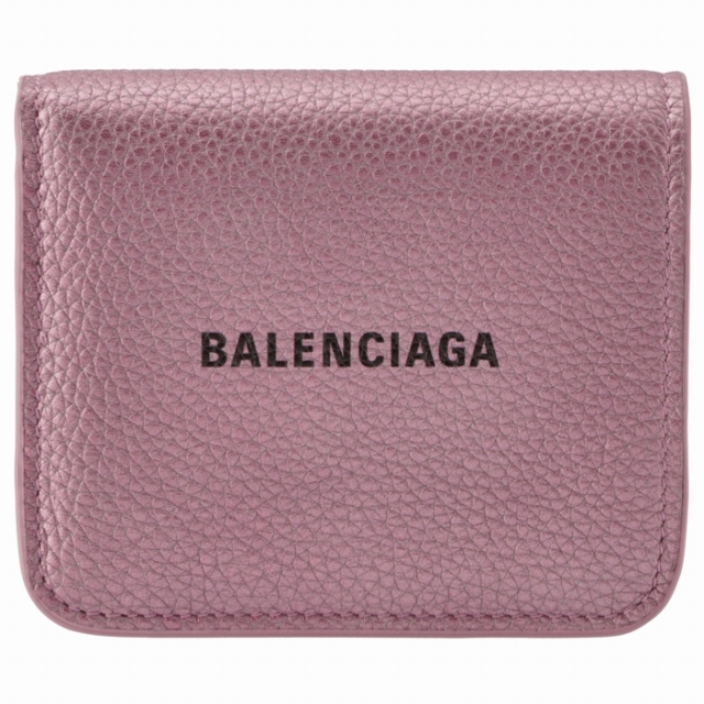 Balenciaga - BALENCIAGA 財布 三つ折り ミニ ロゴ キャッシュ ドット
