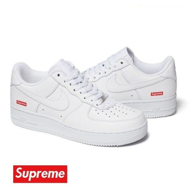 SupremeNikeAirForce1LowWhite 24.0(US6)