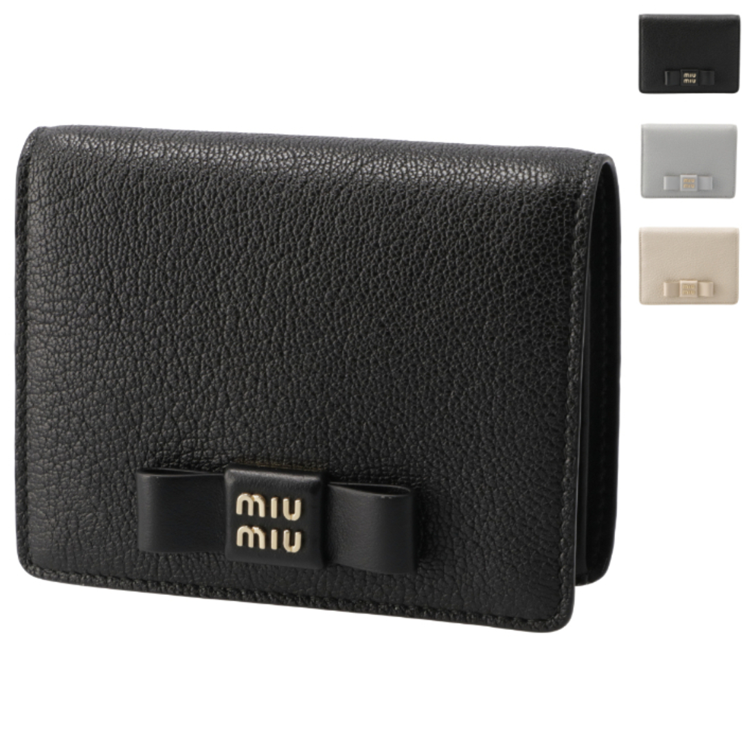 MIU MIU 財布 二つ折り マドラス ミニ財布