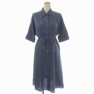 23区 シャツワンピース ワンピースの通販 100点以上 | 23区の 新規購入 CANCLINI 23区 新品 シャツワンピース 38 ブラウン ひざ丈ワンピース