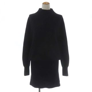 セオリー(theory)のセオリー theory Olibia Cozy Dress ワンピース S 黒(ロングワンピース/マキシワンピース)