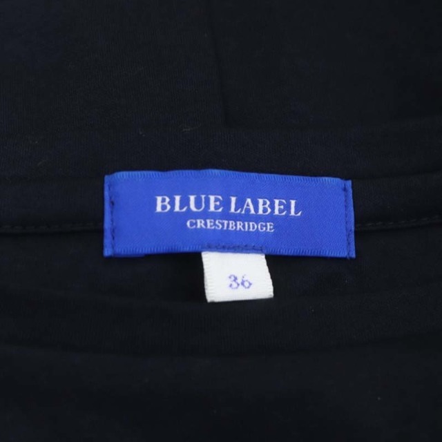 ブルーレーベルクレストブリッジ セットアップ カットソー スカート 紺 グレー レディースのトップス(カットソー(半袖/袖なし))の商品写真