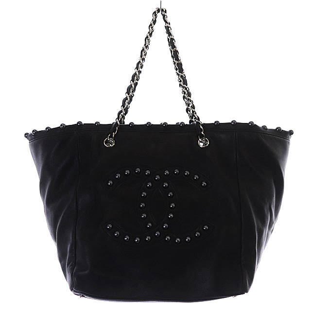 憧れ CHANEL - シャネル CHANEL トートバッグ ラムスキン ココマーク
