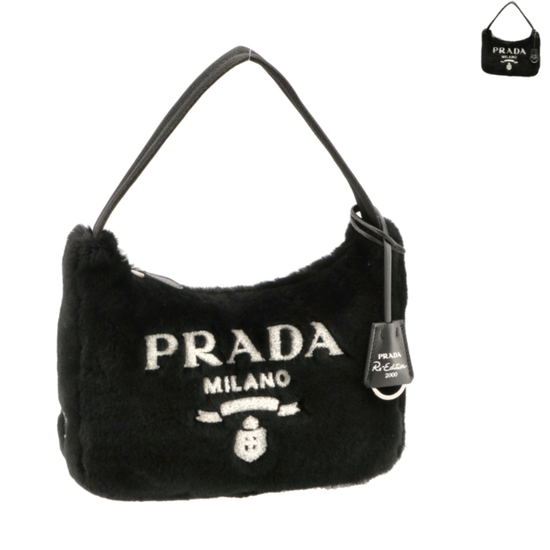 PRADA ショルダーバッグ レタリングロゴ ミニバッグ