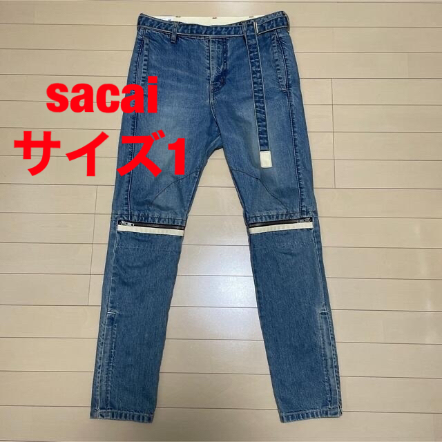 sacai(サカイ)のsacai Denim Knee Zip Pants メンズのパンツ(デニム/ジーンズ)の商品写真