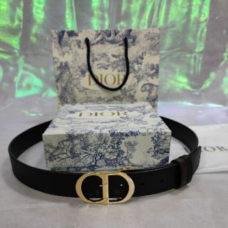 Dior レア ベルト ブラック サイズFREE - agrotendencia.tv