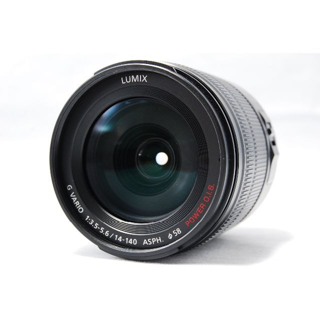 Panasonic(パナソニック)のPanasonic 14-140mmF3.5-5.6 POWER O.I.S. スマホ/家電/カメラのカメラ(レンズ(ズーム))の商品写真