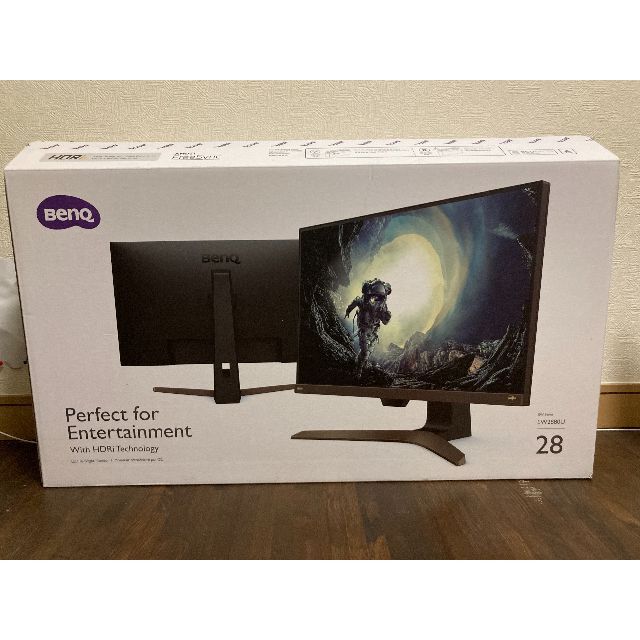 美品 BenQ EW2880U 28インチ 4K液晶モニタ - ディスプレイ