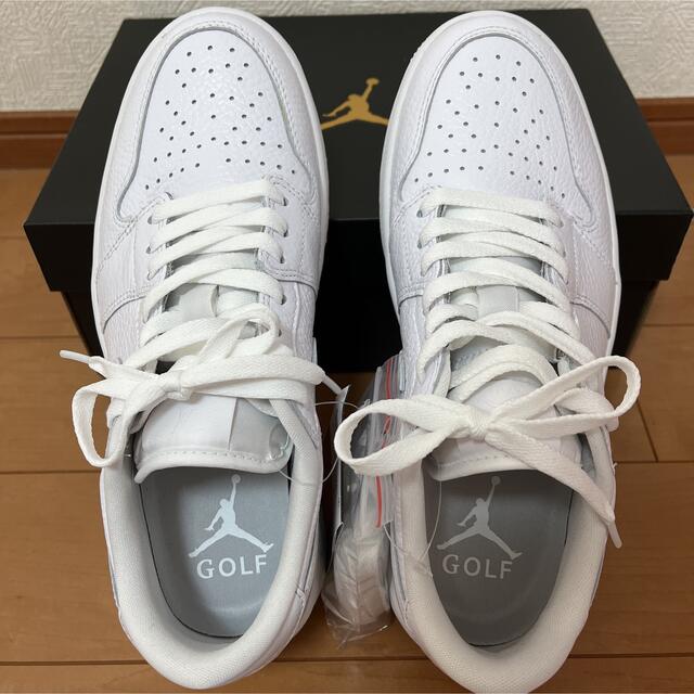 NIKE(ナイキ)の25.5cm NIKE AIR JORDAN 1 LOW GOLF WHITE  スポーツ/アウトドアのゴルフ(シューズ)の商品写真