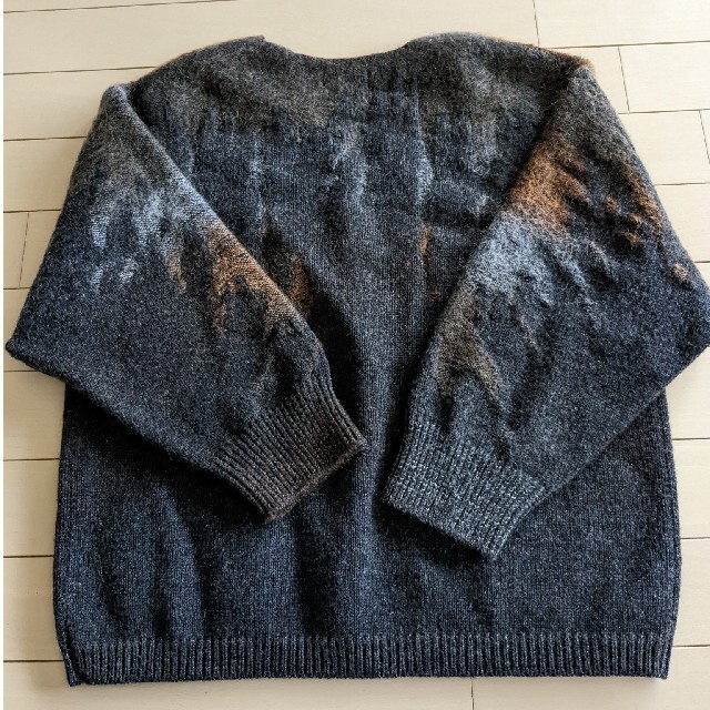 amachi.Rainy Pattern Knit Cardigan メンズのトップス(カーディガン)の商品写真