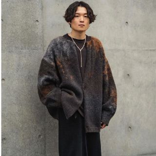 amachi.Rainy Pattern Knit Cardigan(カーディガン)