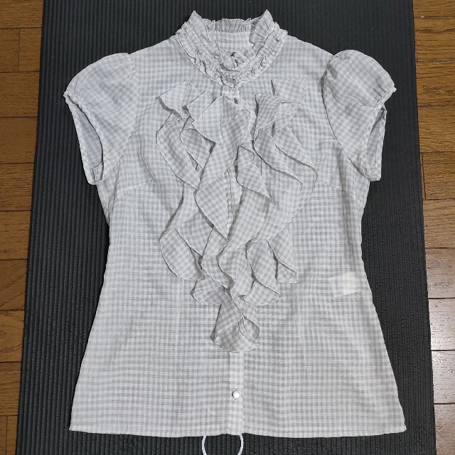 PASSIONEシースルーブラウス  Mサイズ レディースのトップス(シャツ/ブラウス(半袖/袖なし))の商品写真