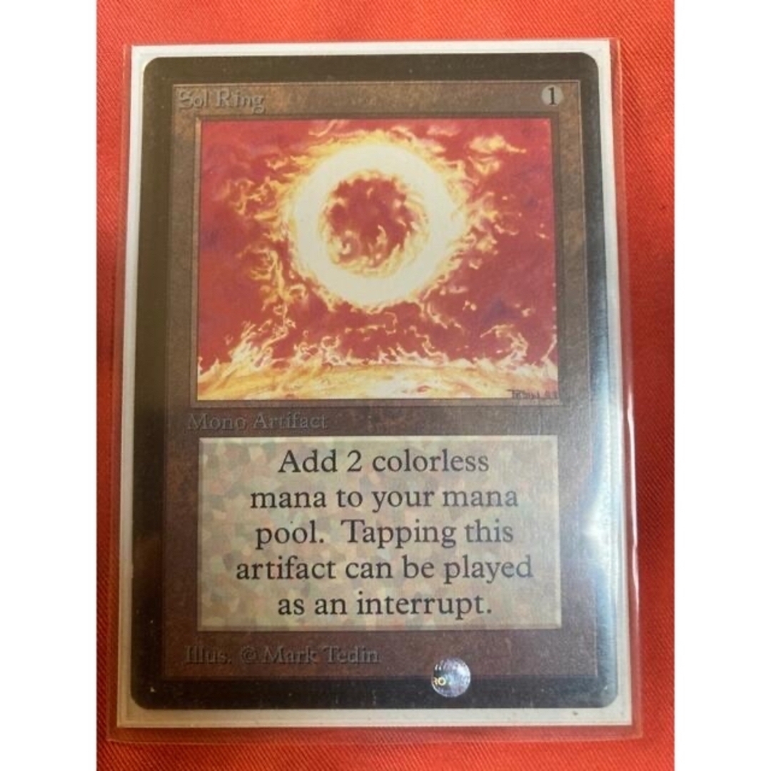 《来月から値上げします》mtg sol ring β版マジック