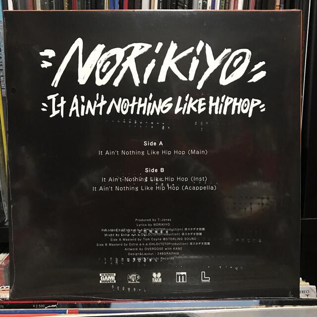 NORIKIYO IT AIN'T NOTHING LIKE HIPHOP 10NORIKIYOITAIN