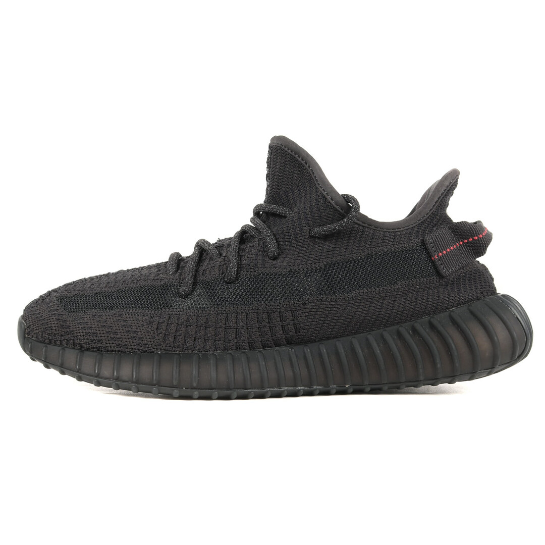 adidas アディダス YEEZY BOOST 350 V2 BLACK STATIC (FU9006) イージーブースト ブラック 黒 19SS  US8.5 26.5cm スニーカー コラボ 【メンズ】