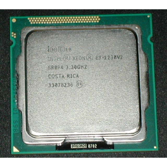 4コア8スレッド　XEON E3 1230V2  LGA1155