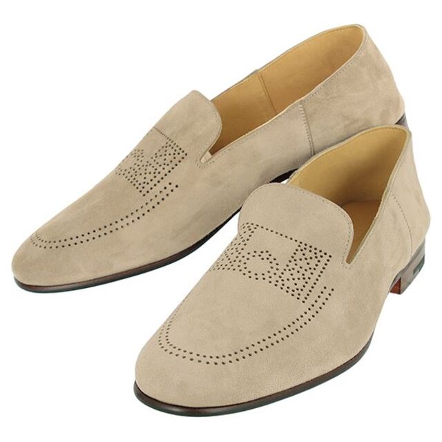 Hermes - HERMES モカシン ベージュ 26cm メンズ エルメス 未使用 3103