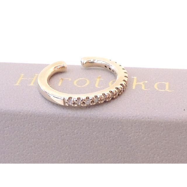 ヒロタカ □ イヤーカフ K10 イエローゴールド ダイヤ 0.07ct 選ぶなら