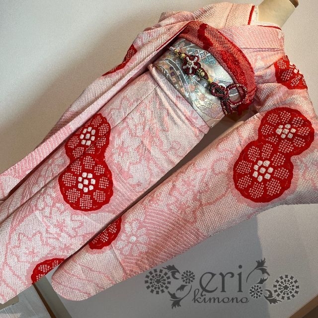 【鹿子絞り♡振袖セット】大きめサイズ!背の高い方に♡ピンクと赤の総絞りの振袖 | フリマアプリ ラクマ 【鹿子絞り♡振袖セット】大きめサイズ!背の高い方に♡ピンクと赤の総絞りの振袖 | フリマアプリ ラクマ