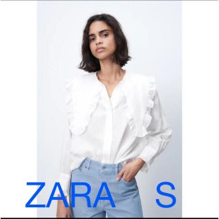 ザラ(ZARA)のZARA 丸襟ブラウス　セーラーカラー　ピーターパン(シャツ/ブラウス(長袖/七分))