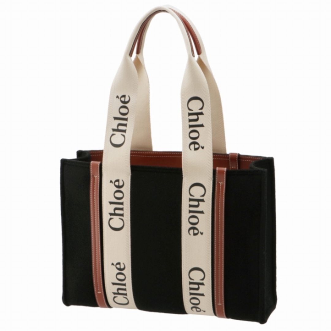 Chloe - CHLOE トートバッグ WOODY LOGO ミディアム リサイクル Chloe - CHLOE トートバッグ WOODY LOGO ミディアム リサイクル