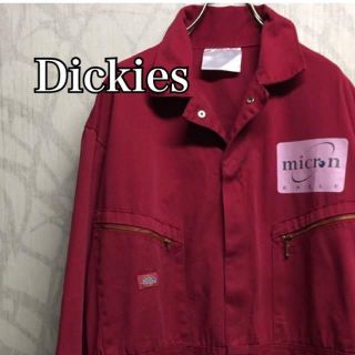 ディッキーズ(Dickies)の【激レア】ディッキーズ  つなぎ　オーバーオール　胸刺繍ロゴ　企業ロゴ(サロペット/オーバーオール)