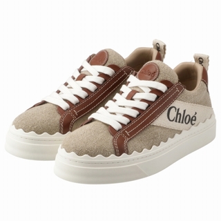 クロエ(Chloe)のCHLOE スニーカー LAUREN ロゴリボン シューズ 靴(スニーカー)