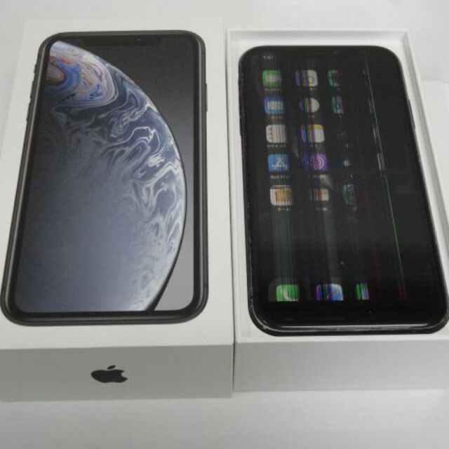 ジャンク iPhone XR 128GB 美品 ブラック