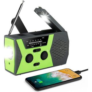 ☆週末格安SALE中☆新品・未使用　防災ラジオ ソーラー充電  LEDライト(ラジオ)