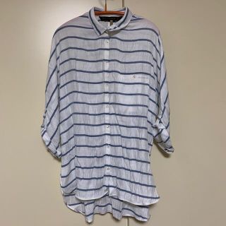 ザラ(ZARA)のZARA ボーダーシャツ(シャツ/ブラウス(長袖/七分))