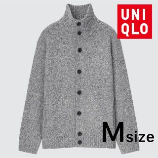 ユニクロ(UNIQLO)のUNIQLO スフレヤーンローゲージカーディガン/M (カーディガン)