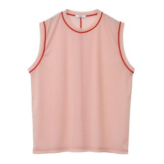 クラネ(CLANE)のclane LINE SHEER S/S ピンク(カットソー(半袖/袖なし))