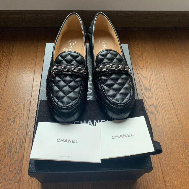 靴/シューズ国内正規品　CHANEL シャネル  マトラッセローファー　マトラッセシューズ