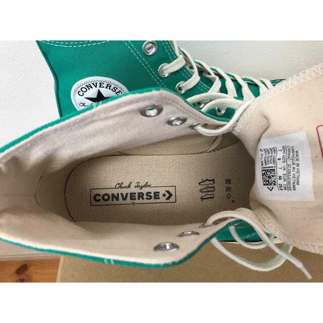 CONVERSE(コンバース)のCONVERSE ALLSTAR CT70 HI グリーン us7 25.5cm メンズの靴/シューズ(スニーカー)の商品写真