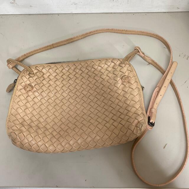 BOTTEGA VENETA ボッテガ　ショルダーバッグ　ピンク　ベージュ