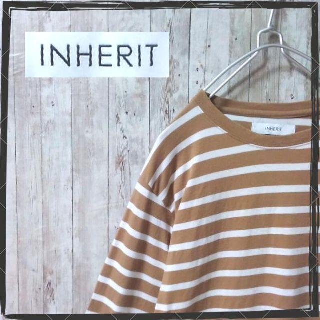 INHERIT/SIMPLICITE(インヘリットシンプリシテェ)のINHERIT インヘリット ボーダーロンT メンズのトップス(Tシャツ/カットソー(七分/長袖))の商品写真