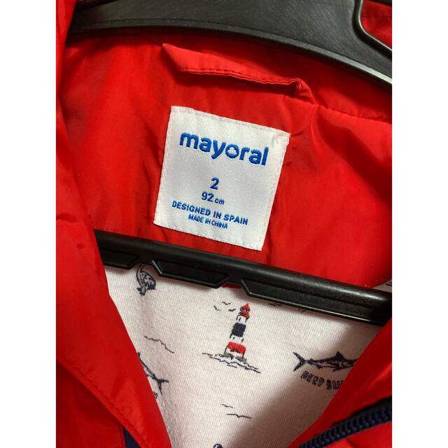 PETIT BATEAU(プチバトー)の専用！マヨラル　95 ナイロンジャケット　ヨットパーカー キッズ/ベビー/マタニティのキッズ服男の子用(90cm~)(ジャケット/上着)の商品写真