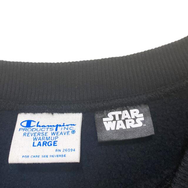 Champion(チャンピオン)の【美品・レア】champion STARWARS コラボ　リバースウィーブ メンズのトップス(スウェット)の商品写真