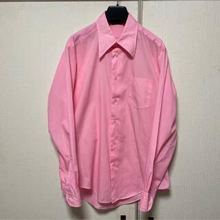 アメリヴィンテージ(Ameri VINTAGE)のヴィンテージ vintage オーバーシャツ ピンク(シャツ/ブラウス(長袖/七分))