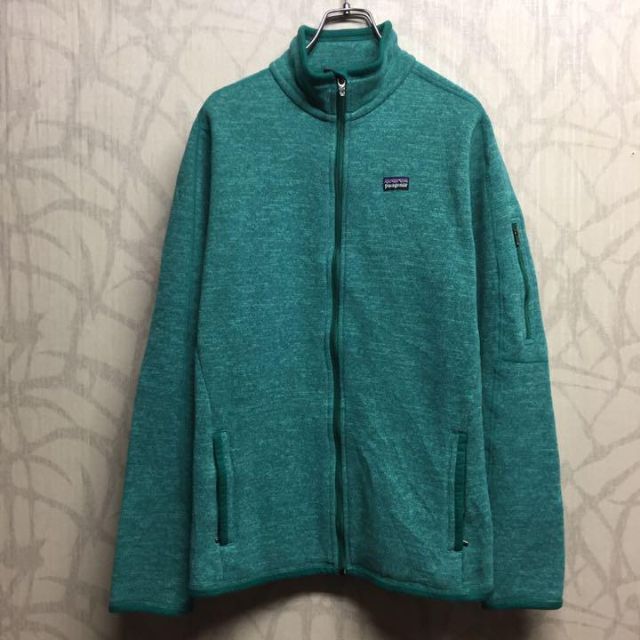 【激レア】patagonia パタゴニア フリース　胸刺繍ロゴ　グリーン