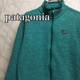 パタゴニア(patagonia)の【激レア】patagonia パタゴニア フリース　胸刺繍ロゴ　グリーン(ブルゾン)