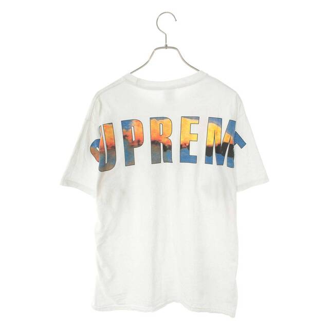 Supreme 2017AW Crash Tee シュプリーム クラッシュTシャツ 半袖カットソー バックロゴプリント レッド サイズL【220518】【新古品】【me04】