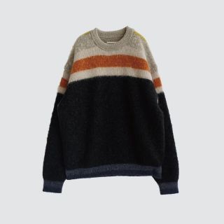 ワンエルディーケーセレクト(1LDK SELECT)の【本日特別値下げ！】YOKEヨークSTILLBORDER CREWNECK (ニット/セーター)