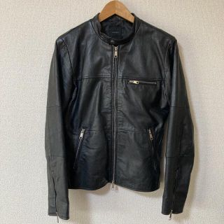 ロシェル(Roshell)のロシェル　レザージャケット　シングルライダース　購入前にコメントください！(ライダースジャケット)