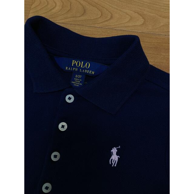 POLO RALPH LAUREN(ポロラルフローレン)のラルフローレン☆定番☆ネイビー☆長袖ポロシャツ キッズ/ベビー/マタニティのキッズ服女の子用(90cm~)(その他)の商品写真