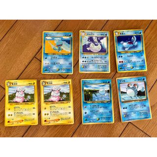 ポケモン(ポケモン)のポケモンカードゲーム モココ2枚　ウパー2枚　ジュゴン　マリル　ヌオー(カード)