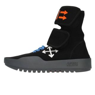 オフホワイト(OFF-WHITE)のオフホワイト OMIA108E19B830241001 アローデザインハイカットスニーカー メンズ 43(スニーカー)