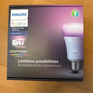 フィリップス(PHILIPS)のPHILIPS hue スターターキット A60 良品とおまけ(蛍光灯/電球)